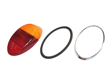 Taillight lens 1962-1967 and 1200 -1973 - HQ ring included