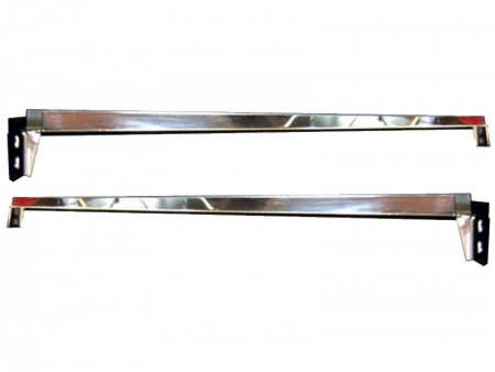 Cab door window channel - 1950-1967 - stainless steel polished
