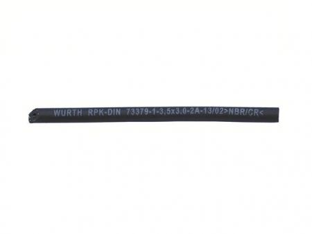 Fuel hose - 8 mm - stainless steel - (meters) - HQ