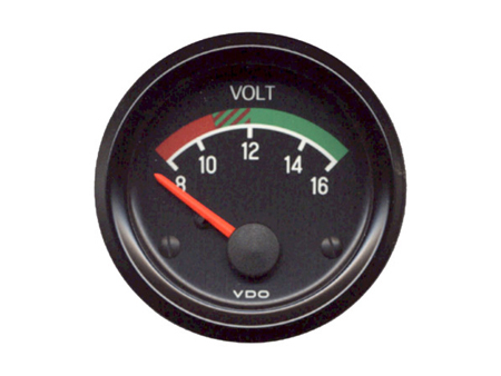 Voltmeter gauge 12 volts VDO