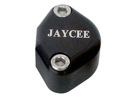 Fuel pump block-off - Jay Cee - black