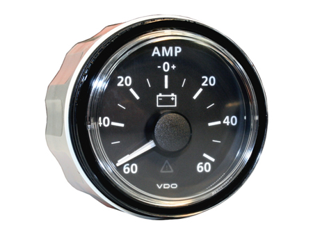 VDO ammeter VDO viewline -60 to +60 amp - 52mm dia - black