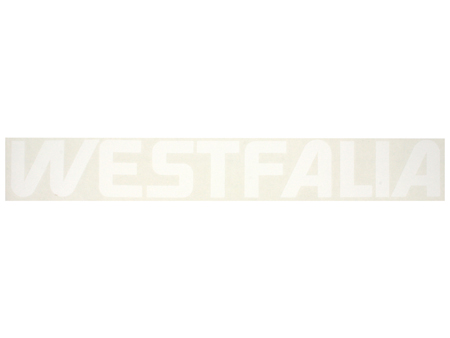 Sticker - WESTFALIA - 45cm - White